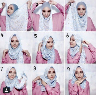 Cara Pakai Hijab Selendang